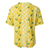 Hawaii Lemon Palaka Baseball Jersey Striped Stylized LT01 - Polynesian Pride