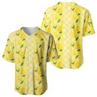 Hawaii Lemon Palaka Baseball Jersey Striped Stylized LT01 - Polynesian Pride