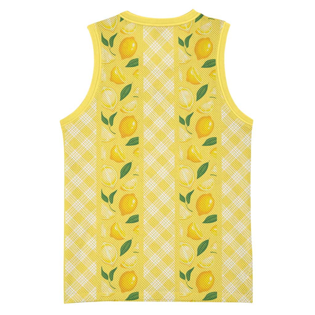 Hawaii Lemon Palaka Basketball Jersey Striped Stylized LT01 - Polynesian Pride