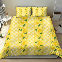 Hawaii Lemon Palaka Bedding Set Striped Stylized LT01 - Polynesian Pride