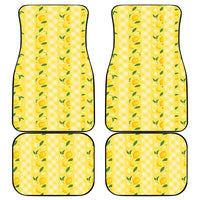 Hawaii Lemon Palaka Car Mats Striped Stylized LT01 - Polynesian Pride