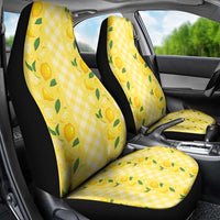 Hawaii Lemon Palaka Car Seat Cover Striped Stylized LT01 - Polynesian Pride