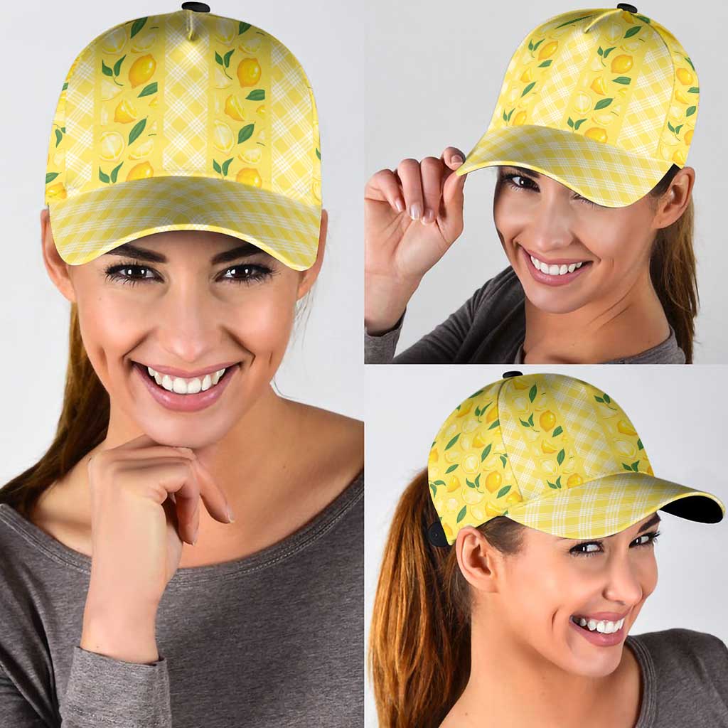 Hawaii Lemon Palaka Classic Cap Striped Stylized LT01 - Polynesian Pride