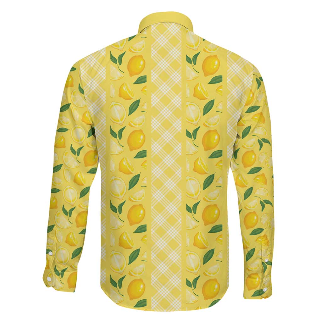 Hawaii Lemon Palaka Family Matching Puletasi and Hawaiian Shirt Striped Stylized LT01 - Polynesian Pride