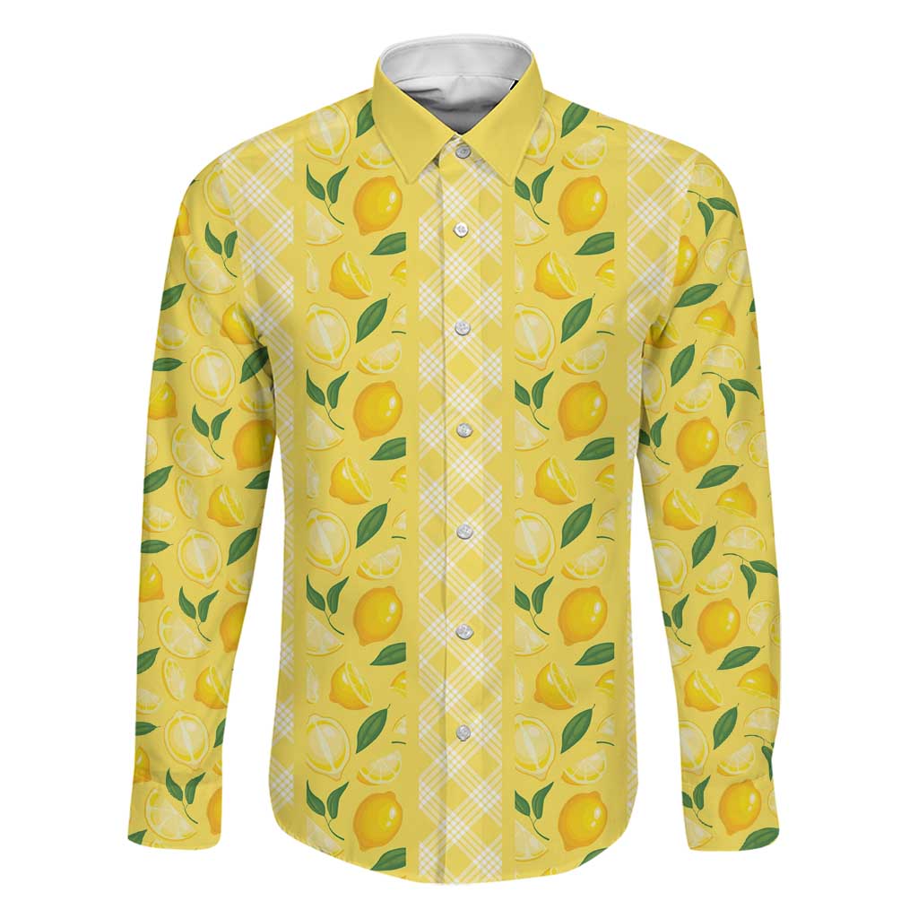 Hawaii Lemon Palaka Family Matching Tank Maxi Dress and Hawaiian Shirt Striped Stylized