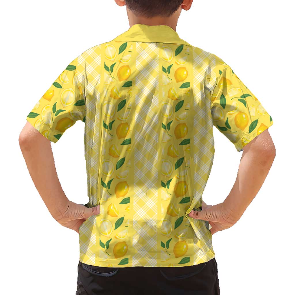 Hawaii Lemon Palaka Hawaiian Shirt Striped Stylized LT01 - Polynesian Pride