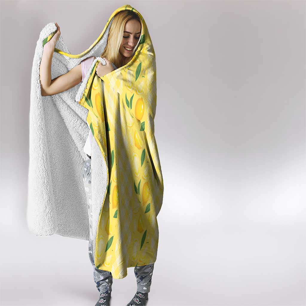 Hawaii Lemon Palaka Hooded Blanket Striped Stylized LT01 - Polynesian Pride