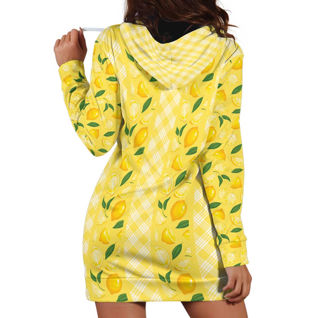 Hawaii Lemon Palaka Hoodie Dress Striped Stylized LT01 - Polynesian Pride