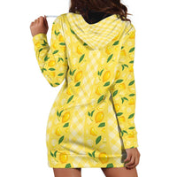 Hawaii Lemon Palaka Hoodie Dress Striped Stylized LT01 - Polynesian Pride