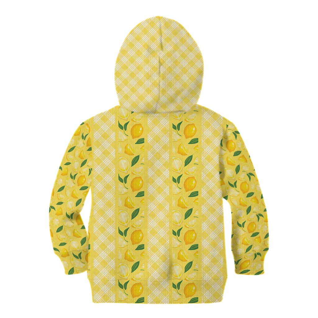 Hawaii Lemon Palaka Kid Hoodie Striped Stylized LT01 - Polynesian Pride
