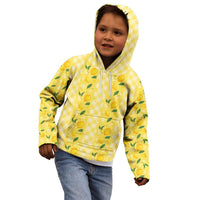Hawaii Lemon Palaka Kid Hoodie Striped Stylized LT01 - Polynesian Pride