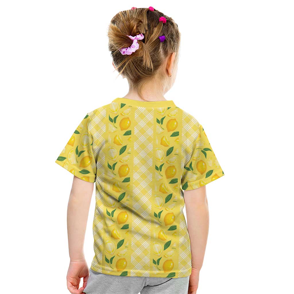Hawaii Lemon Palaka Kid T Shirt Striped Stylized LT01 - Polynesian Pride