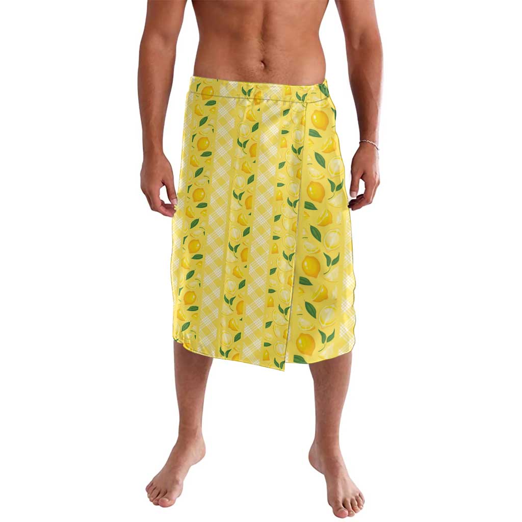 Hawaii Lemon Palaka Lavalava Striped Stylized LT01 Yellow - Polynesian Pride
