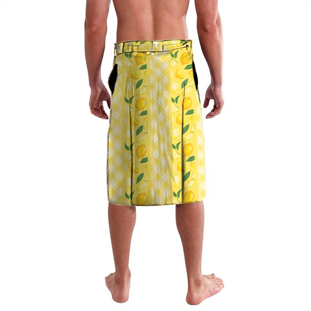 Hawaii Lemon Palaka Lavalava Striped Stylized LT01 - Polynesian Pride