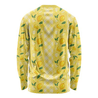 Hawaii Lemon Palaka Long Sleeve Shirt Striped Stylized LT01 - Polynesian Pride