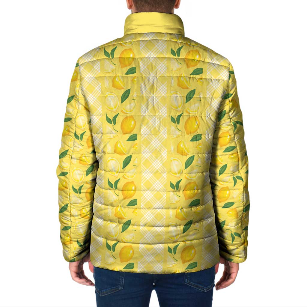 Hawaii Lemon Palaka Padded Jacket Striped Stylized LT01 - Polynesian Pride