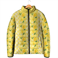 Hawaii Lemon Palaka Padded Jacket Striped Stylized LT01 - Polynesian Pride