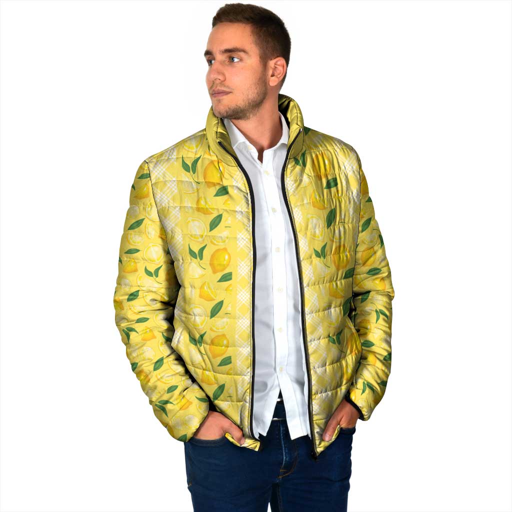 Hawaii Lemon Palaka Padded Jacket Striped Stylized LT01 - Polynesian Pride