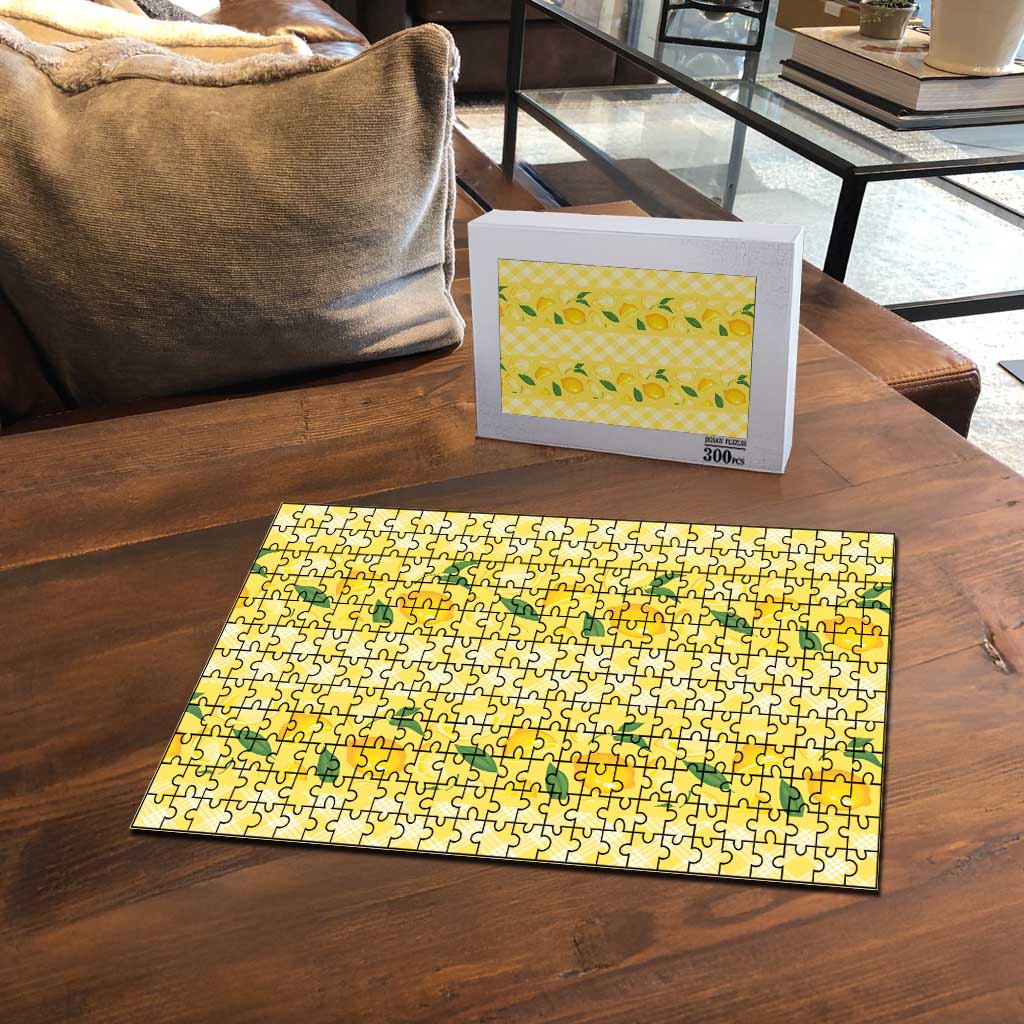 Hawaii Lemon Palaka Puzzle Striped Stylized LT01 - Polynesian Pride