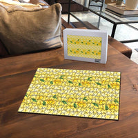 Hawaii Lemon Palaka Puzzle Striped Stylized LT01 - Polynesian Pride