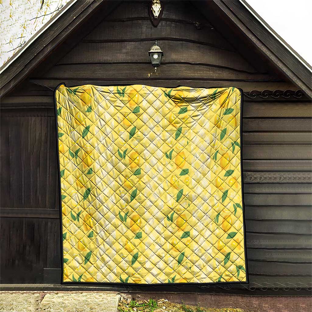 Hawaii Lemon Palaka Quilt Striped Stylized LT01 - Polynesian Pride