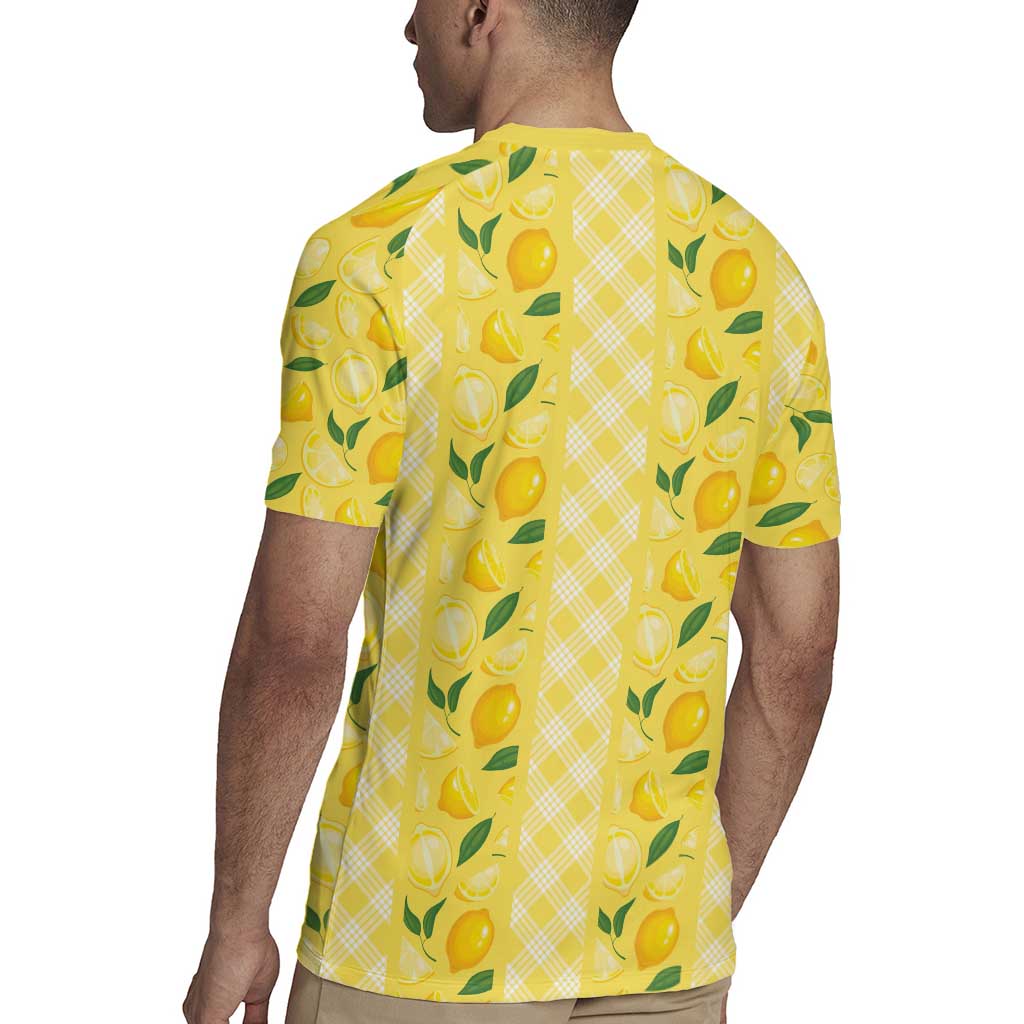 Hawaii Lemon Palaka Rugby Jersey Striped Stylized LT01 - Polynesian Pride