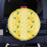 Hawaii Lemon Palaka Spare Tire Cover Striped Stylized LT01 No hole Yellow - Polynesian Pride