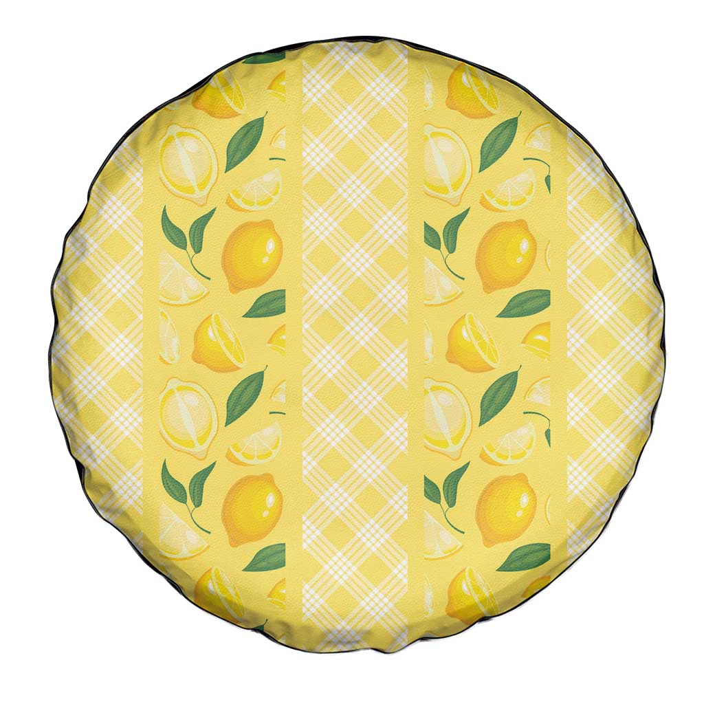 Hawaii Lemon Palaka Spare Tire Cover Striped Stylized LT01 - Polynesian Pride