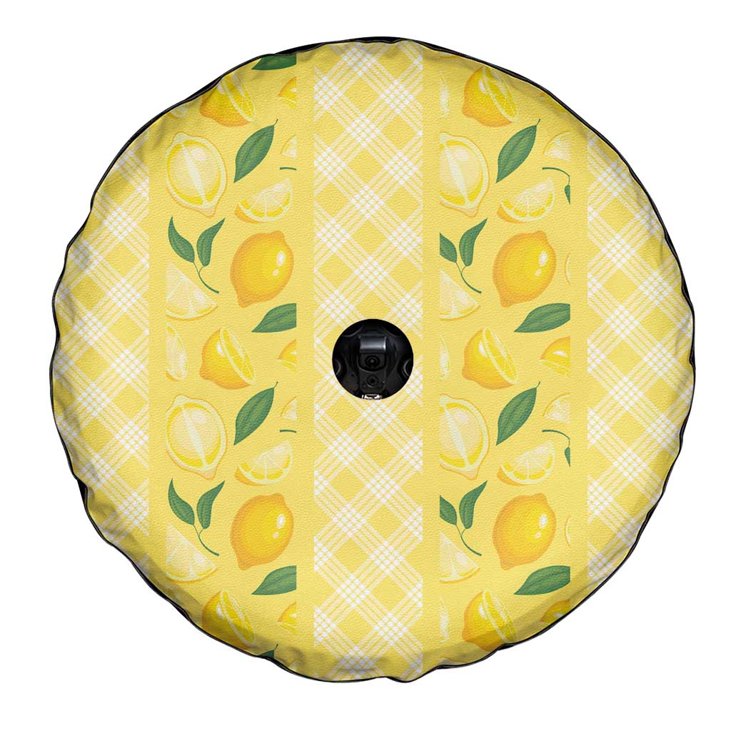 Hawaii Lemon Palaka Spare Tire Cover Striped Stylized LT01 - Polynesian Pride