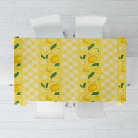 Hawaii Lemon Palaka Tablecloth Striped Stylized LT01 Yellow - Polynesian Pride