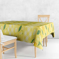 Hawaii Lemon Palaka Tablecloth Striped Stylized LT01 - Polynesian Pride