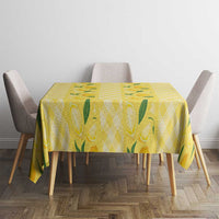 Hawaii Lemon Palaka Tablecloth Striped Stylized LT01 - Polynesian Pride