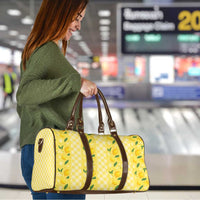 Hawaii Lemon Palaka Travel Bag Striped Stylized LT01 - Polynesian Pride