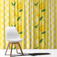 Hawaii Lemon Palaka Window Curtain Striped Stylized LT01 - Polynesian Pride