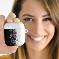 Hawaii Tropical Plant Monochrome AirPods Case Vibrant Polynesian Pattern LT01 - Polynesian Pride