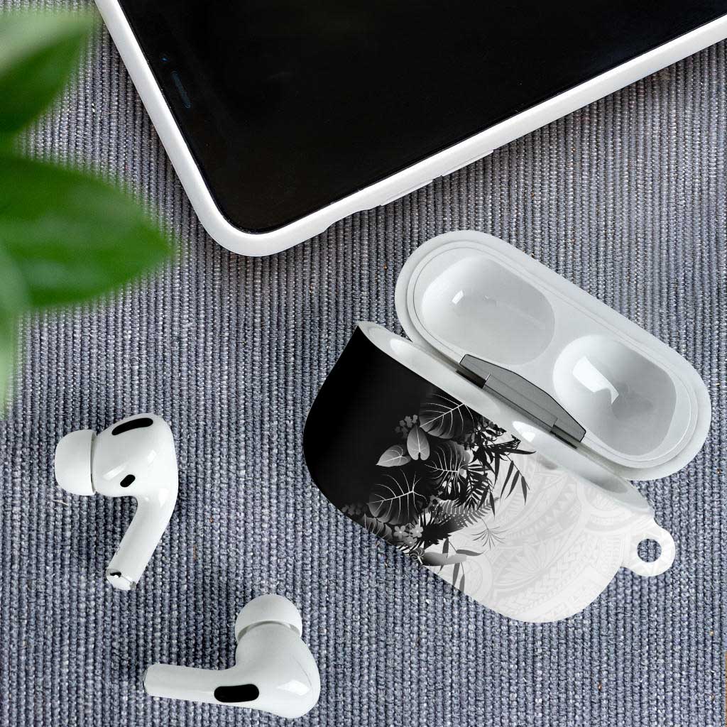 Hawaii Tropical Plant Monochrome AirPods Case Vibrant Polynesian Pattern LT01 - Polynesian Pride