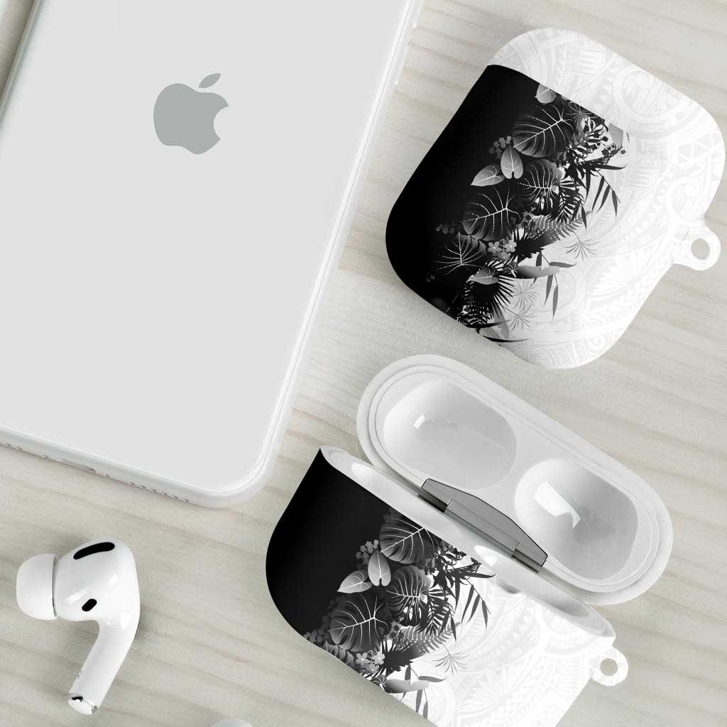 Hawaii Tropical Plant Monochrome AirPods Case Vibrant Polynesian Pattern LT01 - Polynesian Pride
