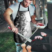 Hawaii Tropical Plant Monochrome Apron Vibrant Polynesian Pattern LT01 - Polynesian Pride