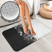 Hawaii Tropical Plant Monochrome Bathroom Set Vibrant Polynesian Pattern LT01 - Polynesian Pride