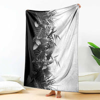 Hawaii Tropical Plant Monochrome Blanket Vibrant Polynesian Pattern LT01 - Polynesian Pride