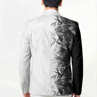 Hawaii Tropical Plant Monochrome Blazer Vibrant Polynesian Pattern LT01 - Polynesian Pride