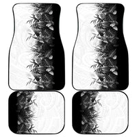 Hawaii Tropical Plant Monochrome Car Mats Vibrant Polynesian Pattern LT01 - Polynesian Pride