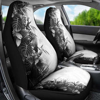 Hawaii Tropical Plant Monochrome Car Seat Cover Vibrant Polynesian Pattern LT01 - Polynesian Pride