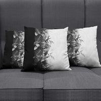 Hawaii Tropical Plant Monochrome Pillow Cover Vibrant Polynesian Pattern LT01 - Polynesian Pride
