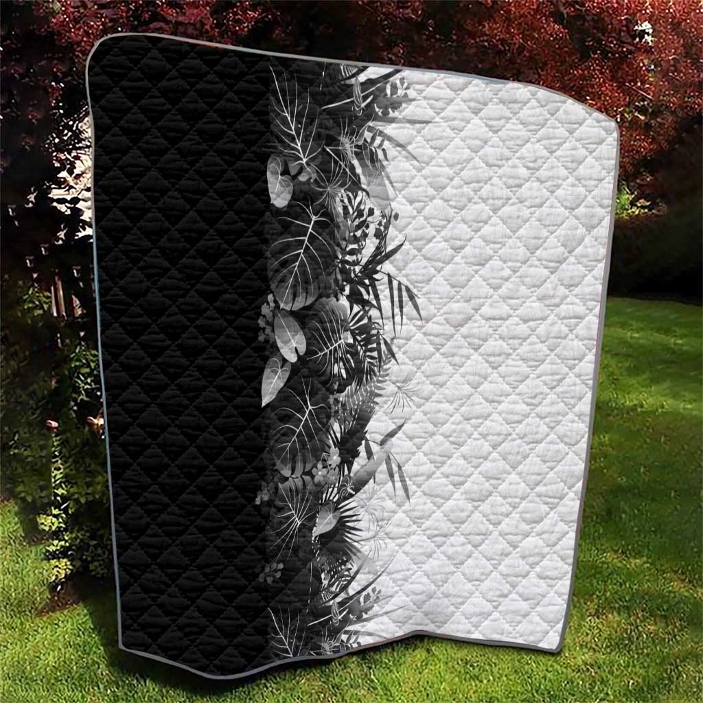 Hawaii Tropical Plant Monochrome Quilt Vibrant Polynesian Pattern LT01 - Polynesian Pride