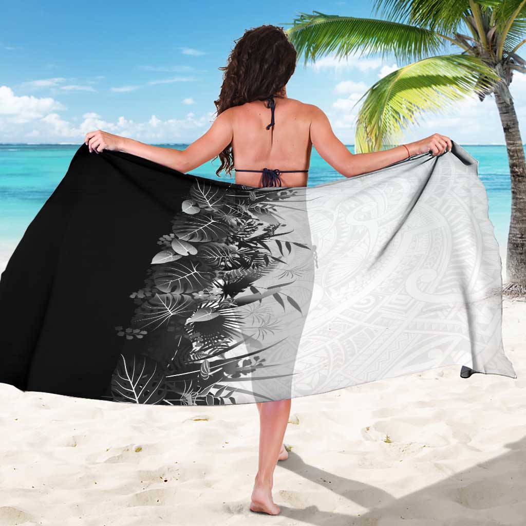 Hawaii Tropical Plant Monochrome Sarong Vibrant Polynesian Pattern LT01 - Polynesian Pride
