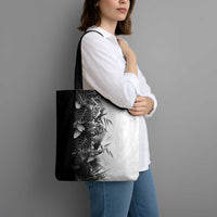 Hawaii Tropical Plant Monochrome Tote Bag Vibrant Polynesian Pattern LT01 - Polynesian Pride