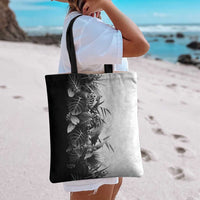Hawaii Tropical Plant Monochrome Tote Bag Vibrant Polynesian Pattern LT01 - Polynesian Pride
