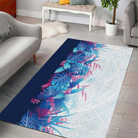 Hawaii Tropical Plant UliUli Area Rug Vibrant Polynesian Pattern LT01 - Polynesian Pride
