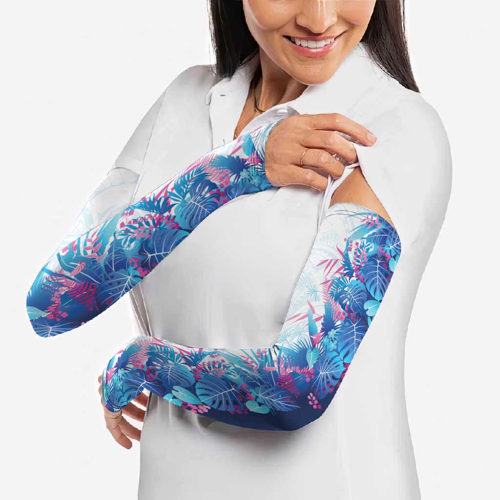Hawaii Tropical Plant UliUli Arm Sleeves Vibrant Polynesian Pattern LT01 - Polynesian Pride